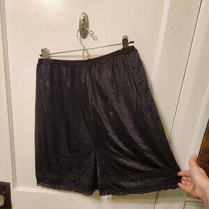 Vintage satin slip shorts
